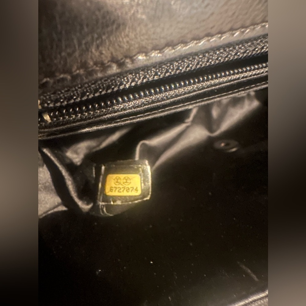 Chanel Bag, Black Straps, New Travel Line Chain Shoulder Nylon Jacquard Leather - Picture 5 of 5